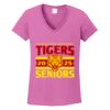 Ladies Heavy Cotton™ 100% Cotton V-Neck T-Shirt Thumbnail