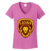 Ladies Heavy Cotton™ 100% Cotton V-Neck T-Shirt Thumbnail