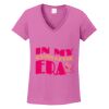 Ladies Heavy Cotton™ 100% Cotton V-Neck T-Shirt Thumbnail