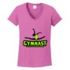 Ladies Heavy Cotton™ 100% Cotton V-Neck T-Shirt Thumbnail