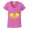 Ladies Heavy Cotton™ 100% Cotton V-Neck T-Shirt Thumbnail