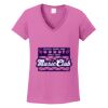 Ladies Heavy Cotton™ 100% Cotton V-Neck T-Shirt Thumbnail