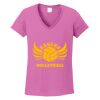 Ladies Heavy Cotton™ 100% Cotton V-Neck T-Shirt Thumbnail