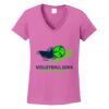 Ladies Heavy Cotton™ 100% Cotton V-Neck T-Shirt Thumbnail
