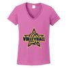 Ladies Heavy Cotton™ 100% Cotton V-Neck T-Shirt Thumbnail