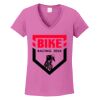Ladies Heavy Cotton™ 100% Cotton V-Neck T-Shirt Thumbnail