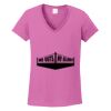 Ladies Heavy Cotton™ 100% Cotton V-Neck T-Shirt Thumbnail