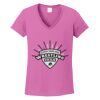 Ladies Heavy Cotton™ 100% Cotton V-Neck T-Shirt Thumbnail