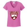Ladies Heavy Cotton™ 100% Cotton V-Neck T-Shirt Thumbnail