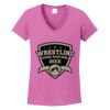 Ladies Heavy Cotton™ 100% Cotton V-Neck T-Shirt Thumbnail