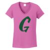 Ladies Heavy Cotton™ 100% Cotton V-Neck T-Shirt Thumbnail