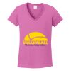 Ladies Heavy Cotton™ 100% Cotton V-Neck T-Shirt Thumbnail