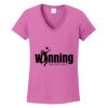 Ladies Heavy Cotton™ 100% Cotton V-Neck T-Shirt Thumbnail