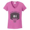 Ladies Heavy Cotton™ 100% Cotton V-Neck T-Shirt Thumbnail
