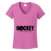 Ladies Heavy Cotton™ 100% Cotton V-Neck T-Shirt Thumbnail