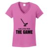 Ladies Heavy Cotton™ 100% Cotton V-Neck T-Shirt Thumbnail
