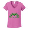 Ladies Heavy Cotton™ 100% Cotton V-Neck T-Shirt Thumbnail