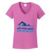Ladies Heavy Cotton™ 100% Cotton V-Neck T-Shirt Thumbnail