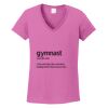 Ladies Heavy Cotton™ 100% Cotton V-Neck T-Shirt Thumbnail